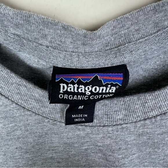 Patagonia W’s Fitz Roy Bison Ahnya Crew Sweatshirt-Drifter Gray M - Picture 6 of 8